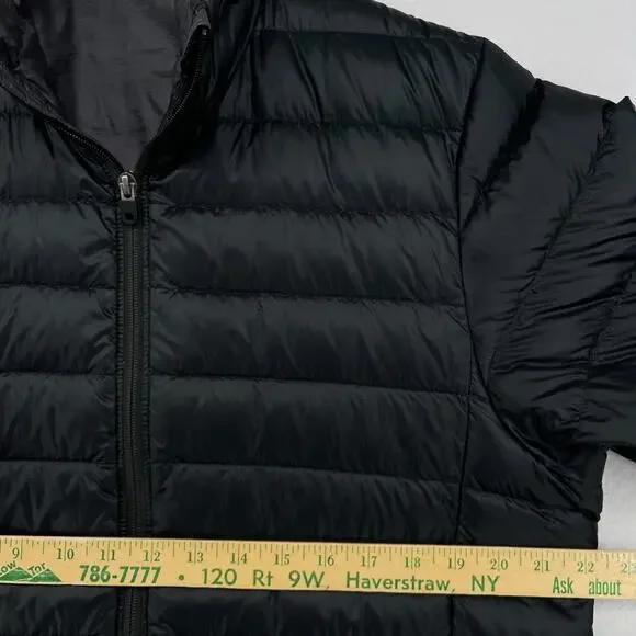 REI COOP Jacket Men L Goose Down Insulated Quilted Gorpcore Packable Nylon Black